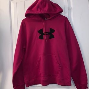Magenta women’s under armor hoodie